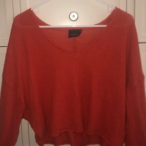 orange urban outfitters top